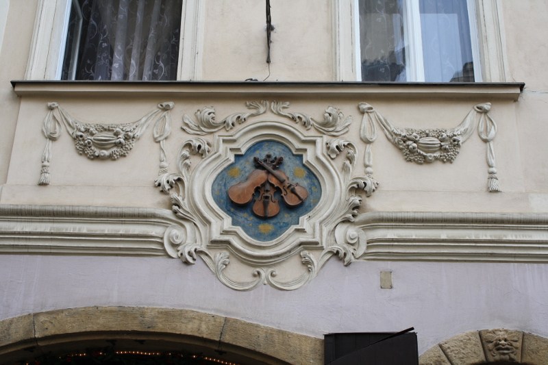Casa dos 3 violinos em Praga
